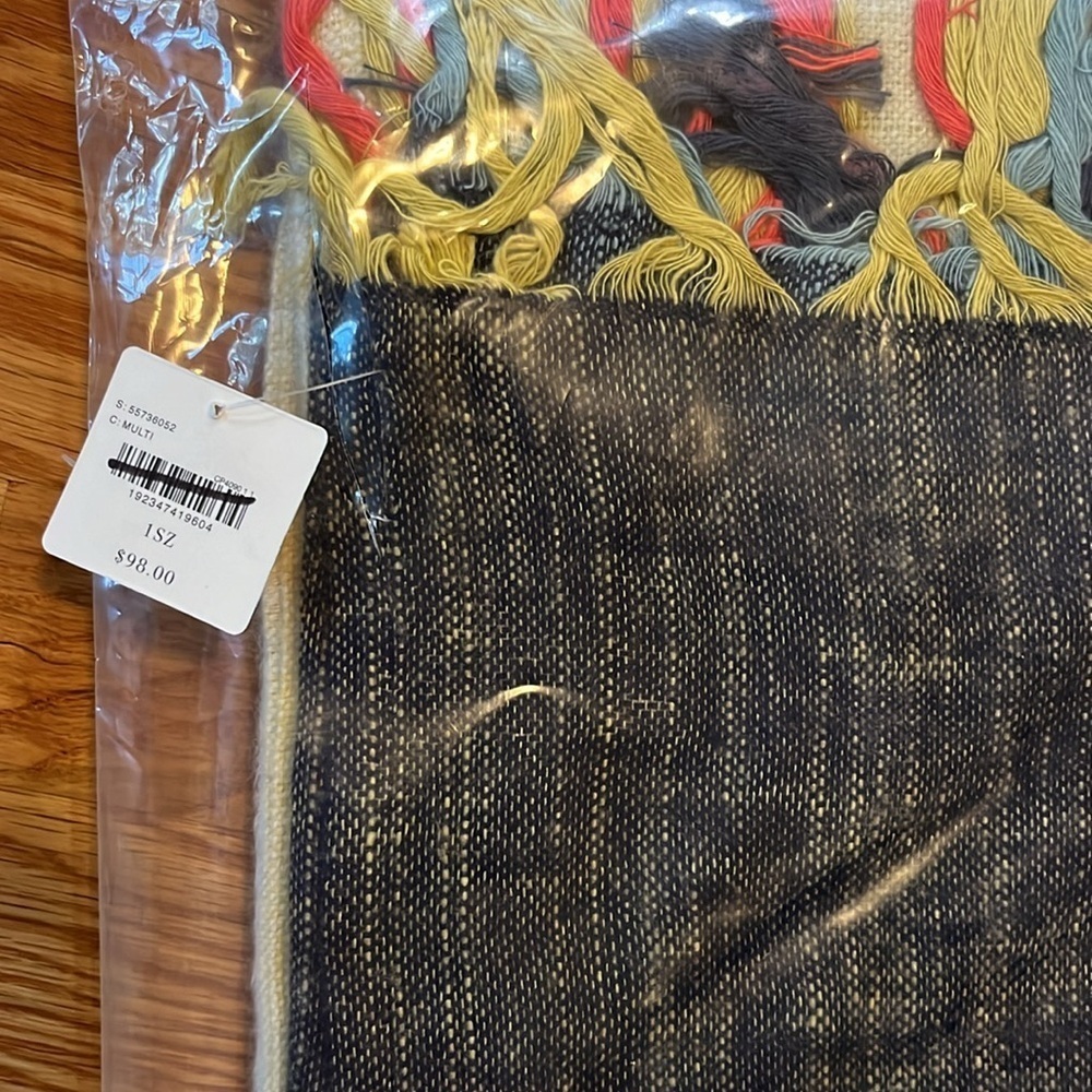 Anthropologie Brushed Colorblock Throw NWT - Picture 5 of 12